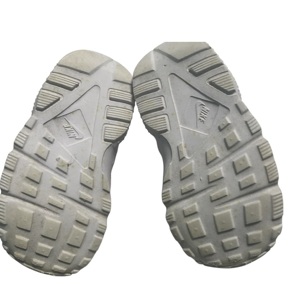 Nike huarache toddler girl sneakers size 7C pink/white slip on bungee type - Picture 6 of 11